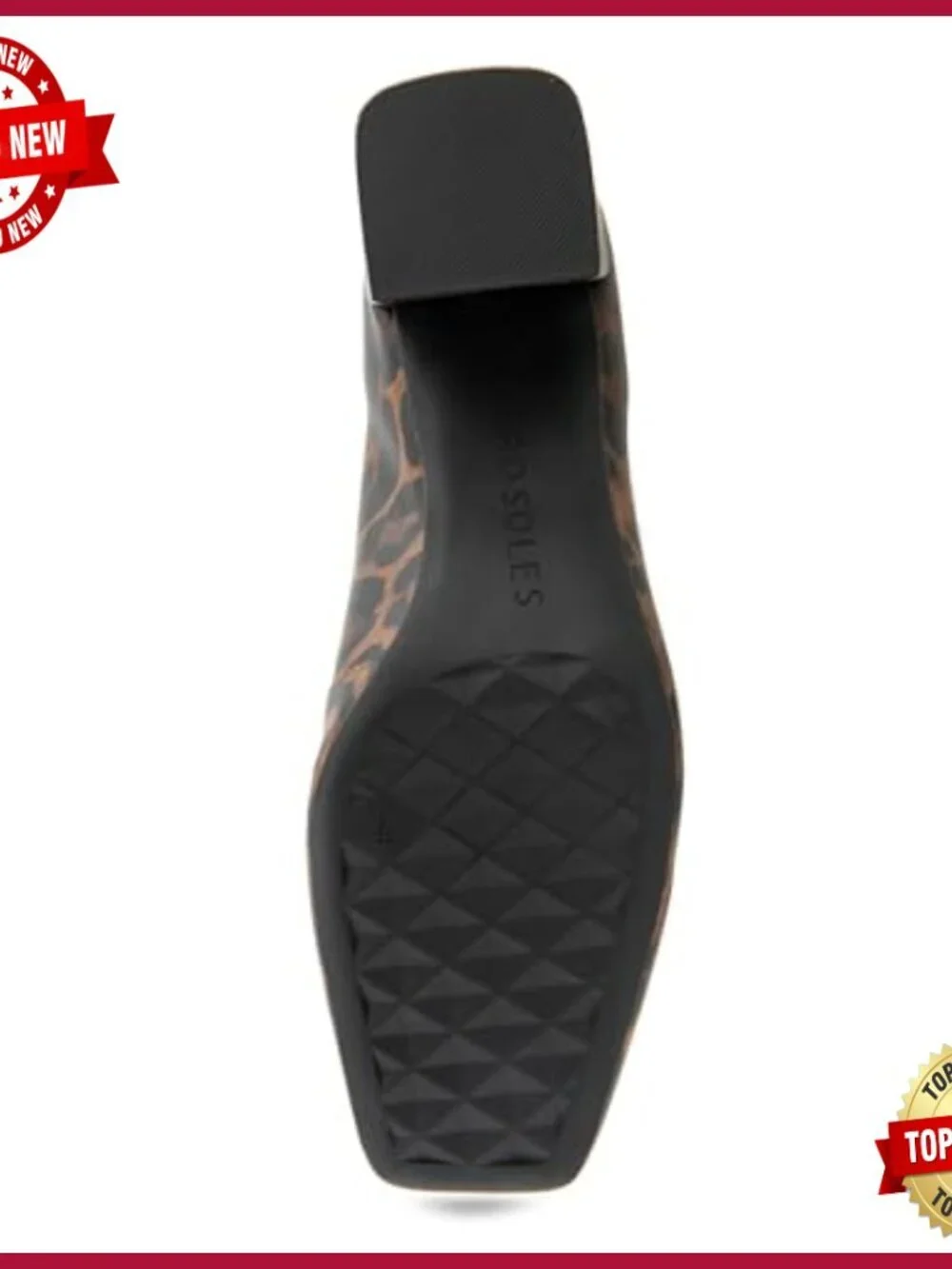 Women's Heeled Loafer Slip-On with Block Heel Studded Accents Ortholite Insole